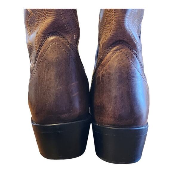 Smoky mountian boots Denver men sz 9.5D brown western cowboy boots leather upper main image 16